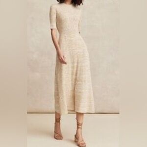 PEARL 1 Day Sale NWT Lela Rose Space Dye Ribbed
Knit Midi Dress  Sz:M. Orig:$395